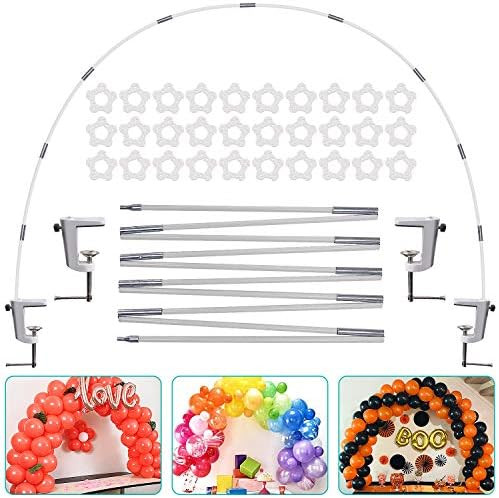 AXHJ 13Ft Adjustable Balloon Arch Stand Kit, New Reusable Table balloon arch kit with base High S... | Amazon (US)