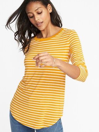 Luxe Crew-Neck Tee for Women | Old Navy US