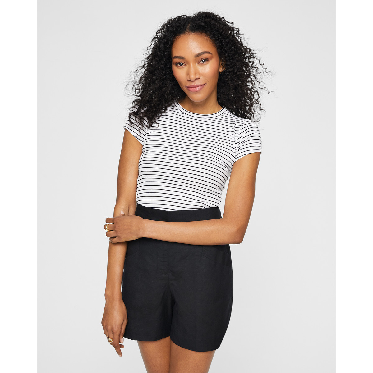 Striped Bowee Tee | Club Monaco (Global)