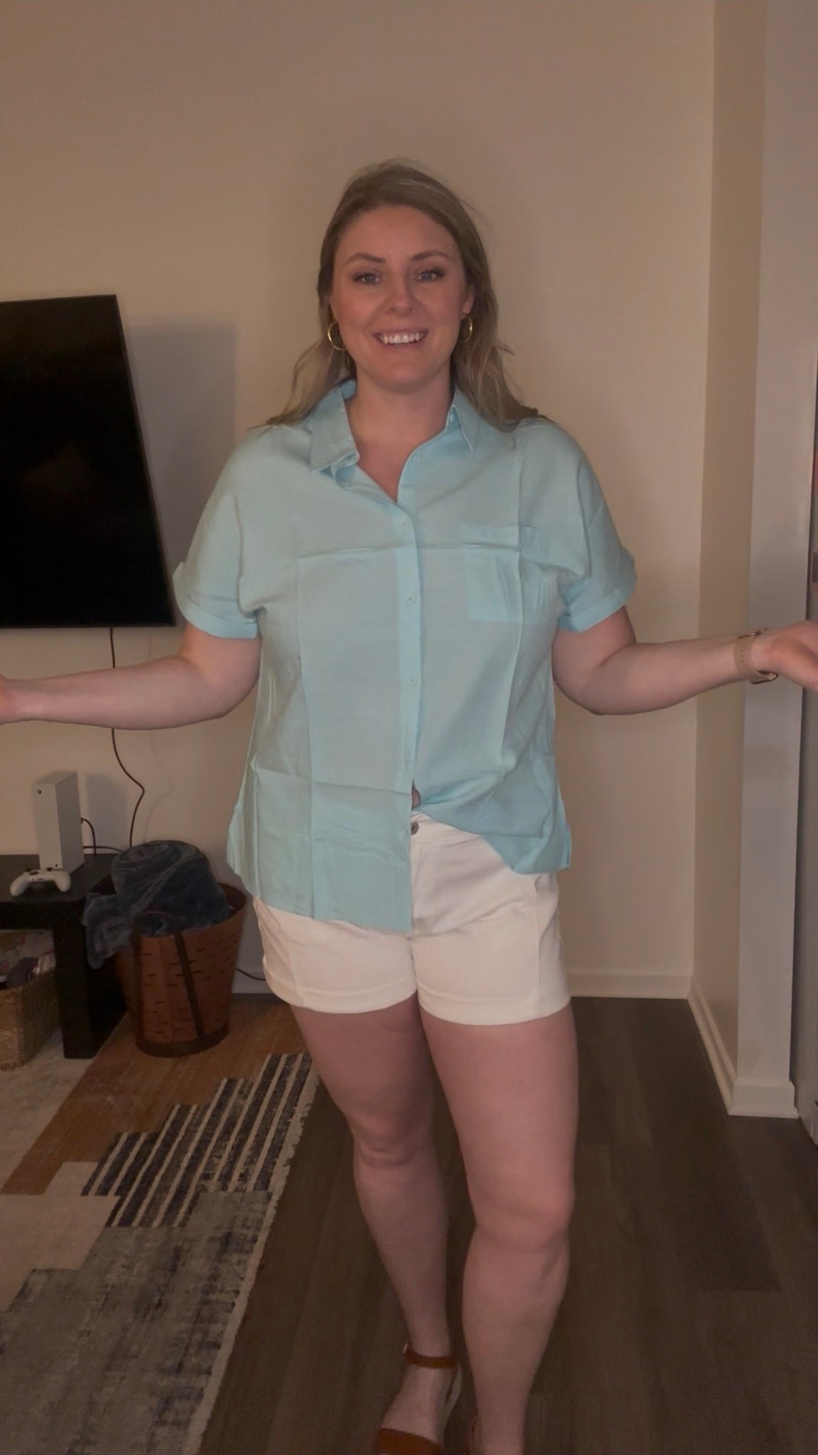 Love wearing button downs because they are so versatile! 

plus size fashion, mid size fashion, affordable fashion, button down, spring fashion, summer fashion 

#LTKMidsize #LTKPlusSize #LTKWorkwear