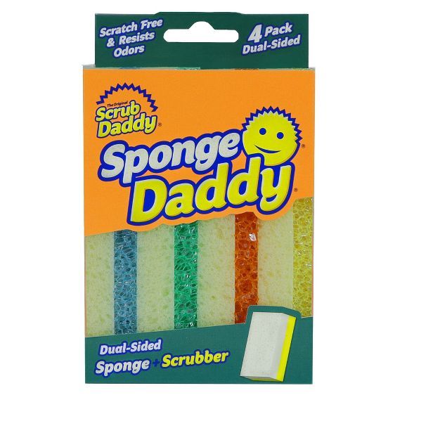 Sponge Daddy Sponge - 4pk | Target