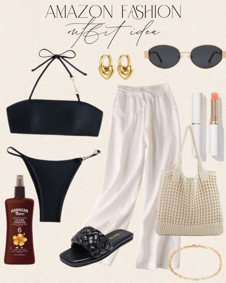 Amazon Summertime beach or pool day outfit idea! #Founditonamazon #amazonfashion #womensstyle #explore Amazon fashion outfit inspiration 

#LTKSwim #LTKStyleTip #LTKFindsUnder100