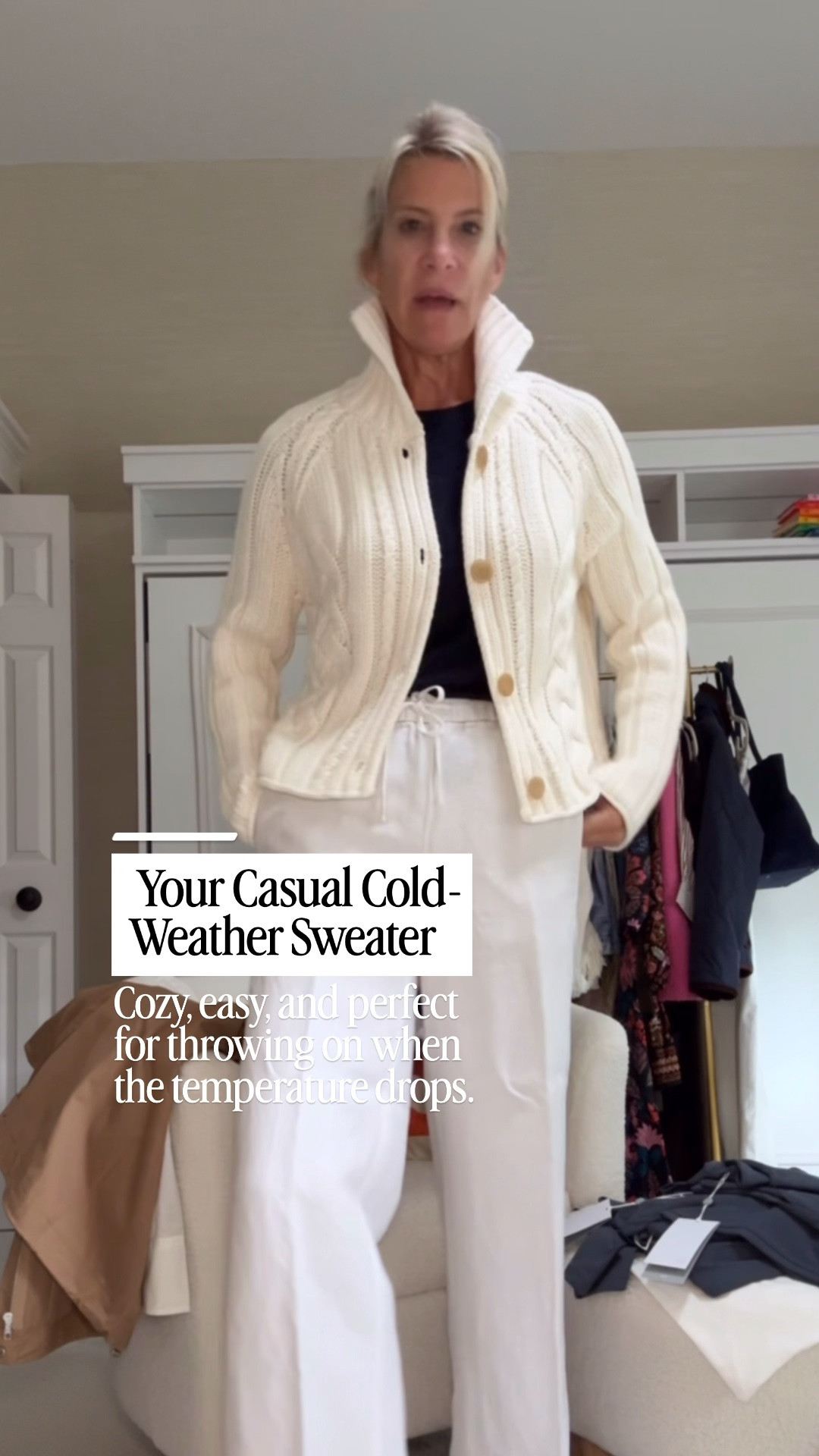 When it gets cold, this is exactly the kind of sweater I want to throw on. Cozy, casual, and easy to wear with the jeans already in your closet, this is an everyday layer you’ll reach for all season.

👩‍💻 LTK PRO TIPS
❤️ Heart = Support my posts ;-)
🔖 Save = Get sale & restock alerts for the things you love!
📋 Lists = Keep favorites organized (List ideas: Christmas, Birthdays, and Vacations!)
📲 Share = Send lists and products to a friend (or your daughters like me).
💬 Comment = Ask me anything, and I’ll answer. ;-)

#LTKootd #LTKstorytime #LTKSeasonal
