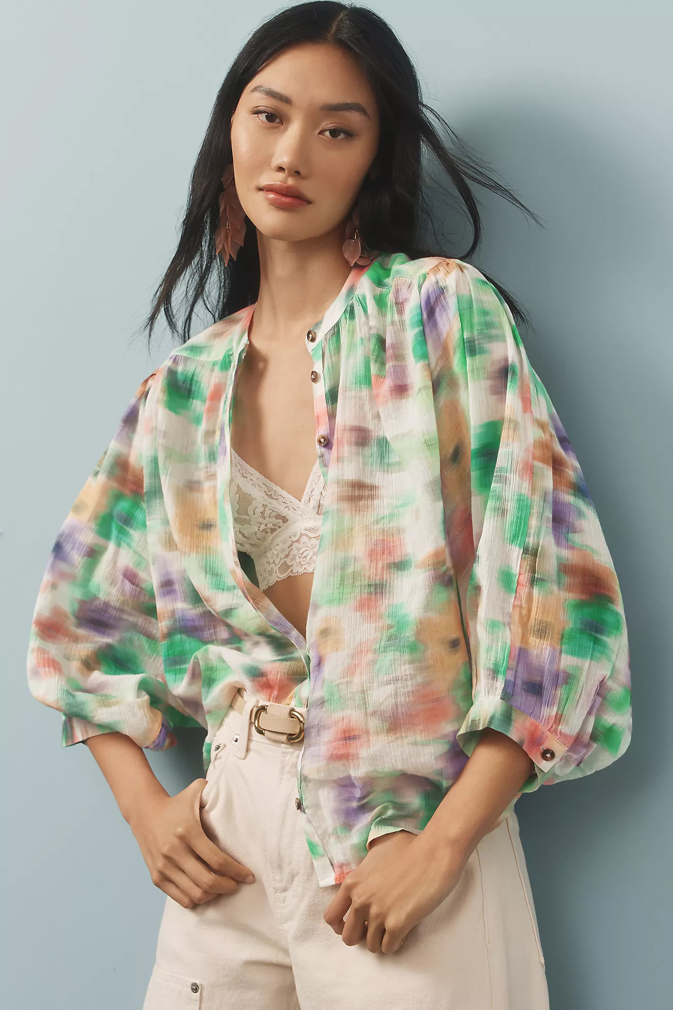 The Sidney Batwing Blouse by Pilcro | Anthropologie (US)
