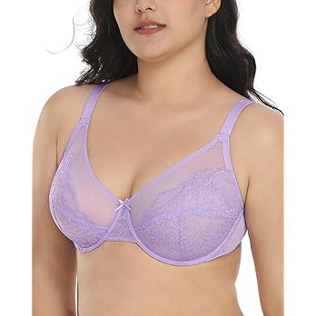 HSIA Minimizer Bras for Women Full Coverage Underwire Bras Plus Size Lifting Lace Bra for Heavy B... | Amazon (US)