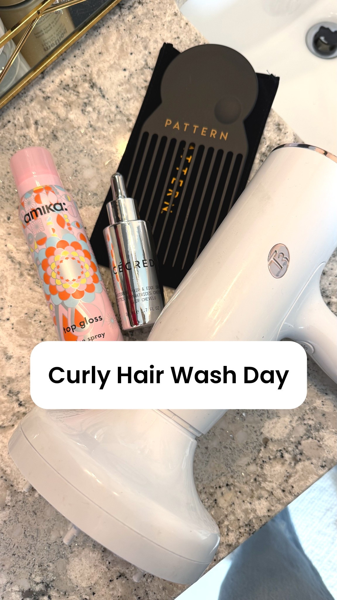 As a curly natural girl it’s wash day! The best thing I ever did was stopped wash and gos and started diffusing to see instead. Try it, it changes the game @Pattern Beauty @ULTA Beauty 

#LTKdayinmylife #LTKBeauty