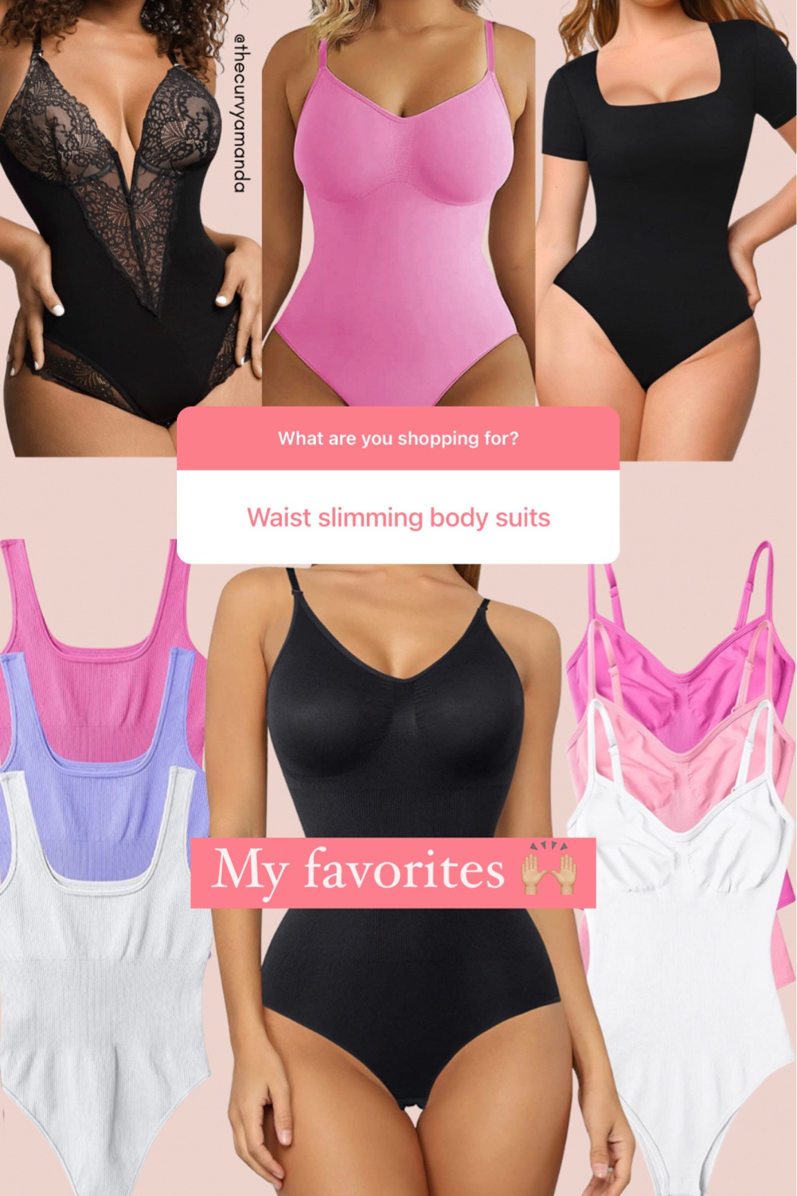 My favorite summer shapewear bodysuits! 

#shapewear #summer #snatch #waistslimming #bodysuits #amazonfavorites 

#LTKcurves #LTKstyletip #LTKunder50