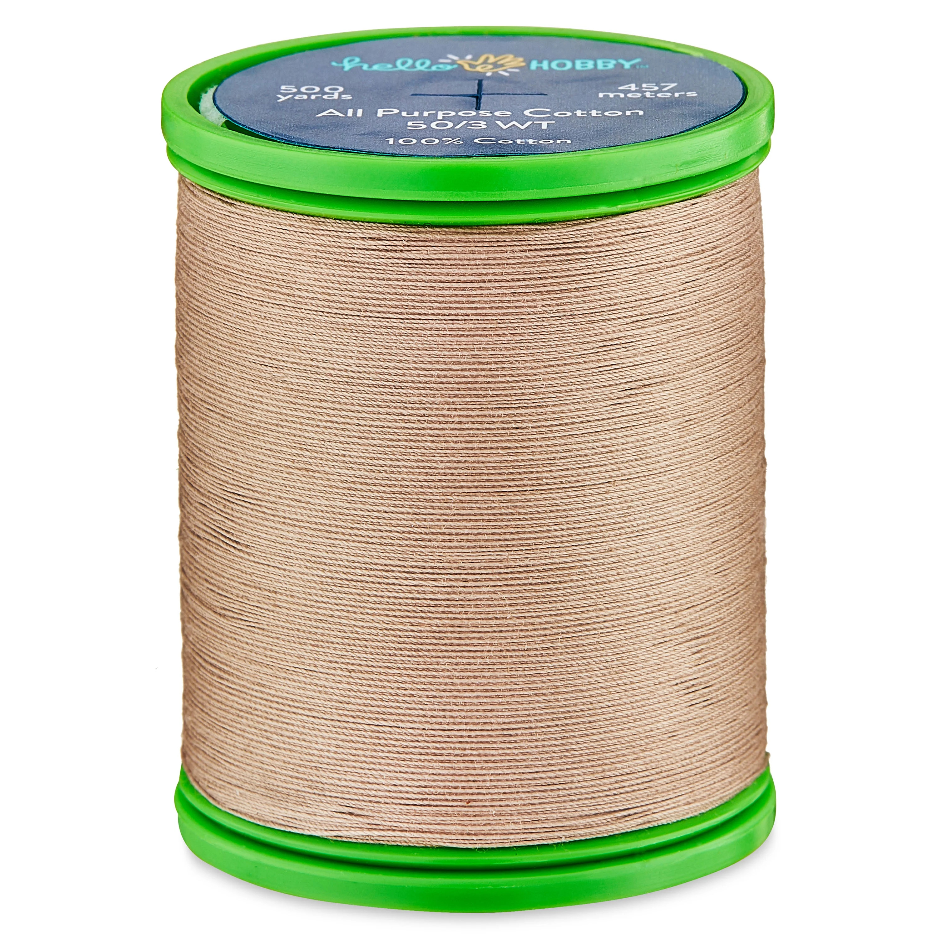 Hello Hobby Nougat Brown Pima Cotton Thread, All Purpose, 50/3 WT | Walmart (US)