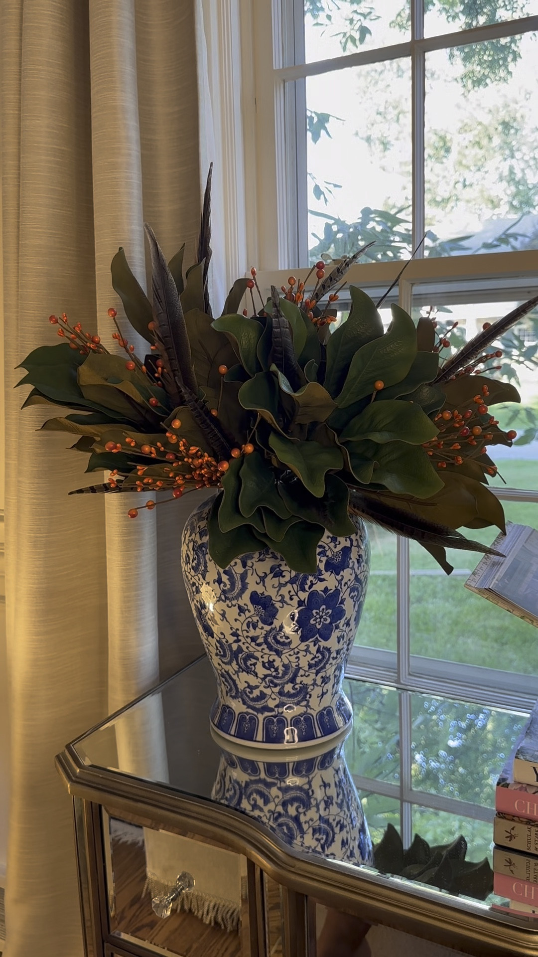 Fall floral arrangement 
Grandmillennial arrangement 
Fall decor
Grandmillennial fall decor
Chinoiserie fall decor
Chinoiserie ginger jar
Affordable fall arrangement 

#LTKfindsunder50 #LTKstyletip #LTKhome
