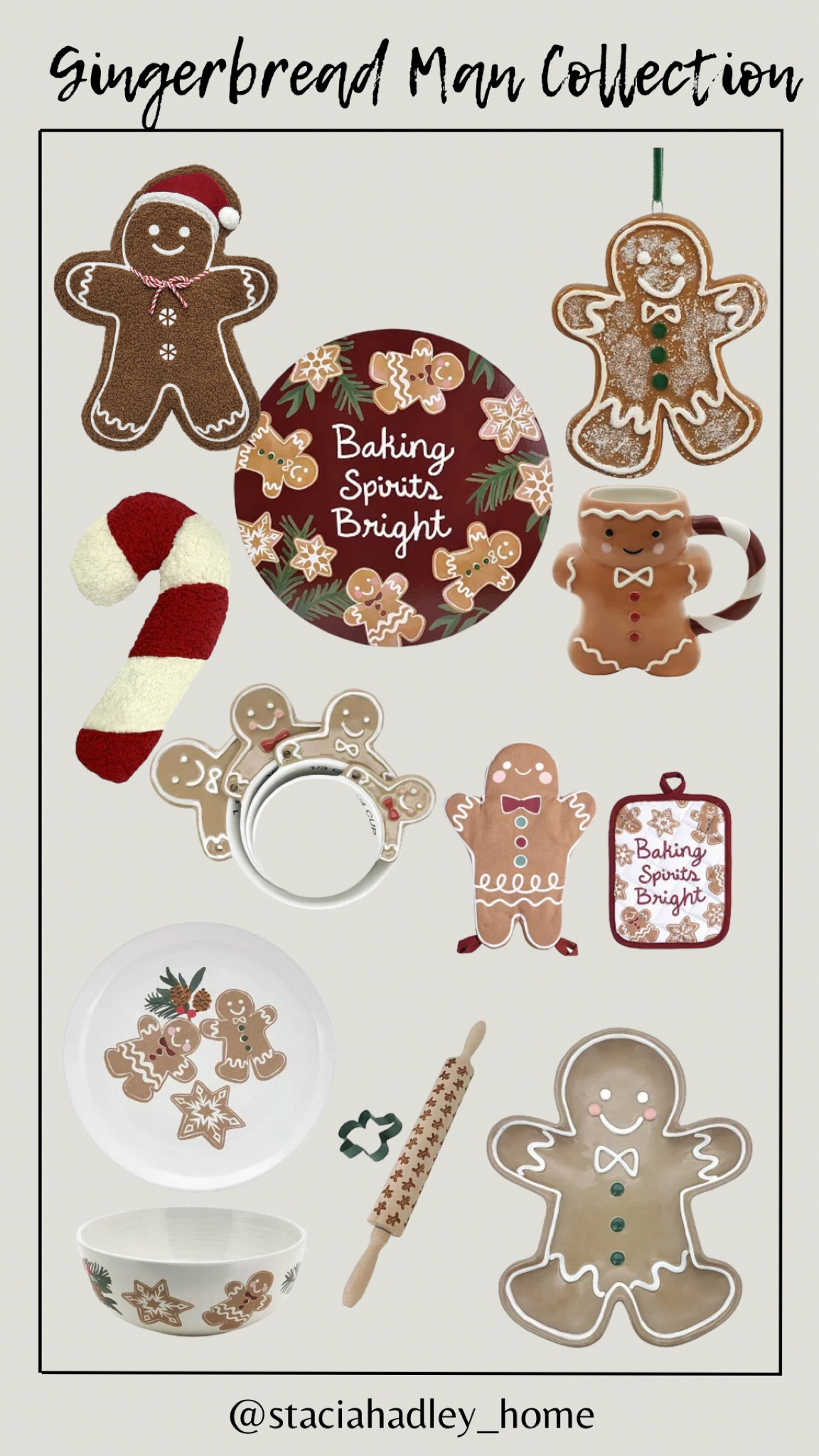 The cutest Gingerbread man collection I ever did see! ❤️ Tons of fun items including dining and baking stuff! 

Gingerbreadman decor, holiday baking, Christmas dishes, Christmas gift idea, pottery barn dupe pillow, gingerbread house, Christmas baking set, Kohls,
Kohls holiday finds 

#LTKSeasonal #LTKhome #LTKHoliday