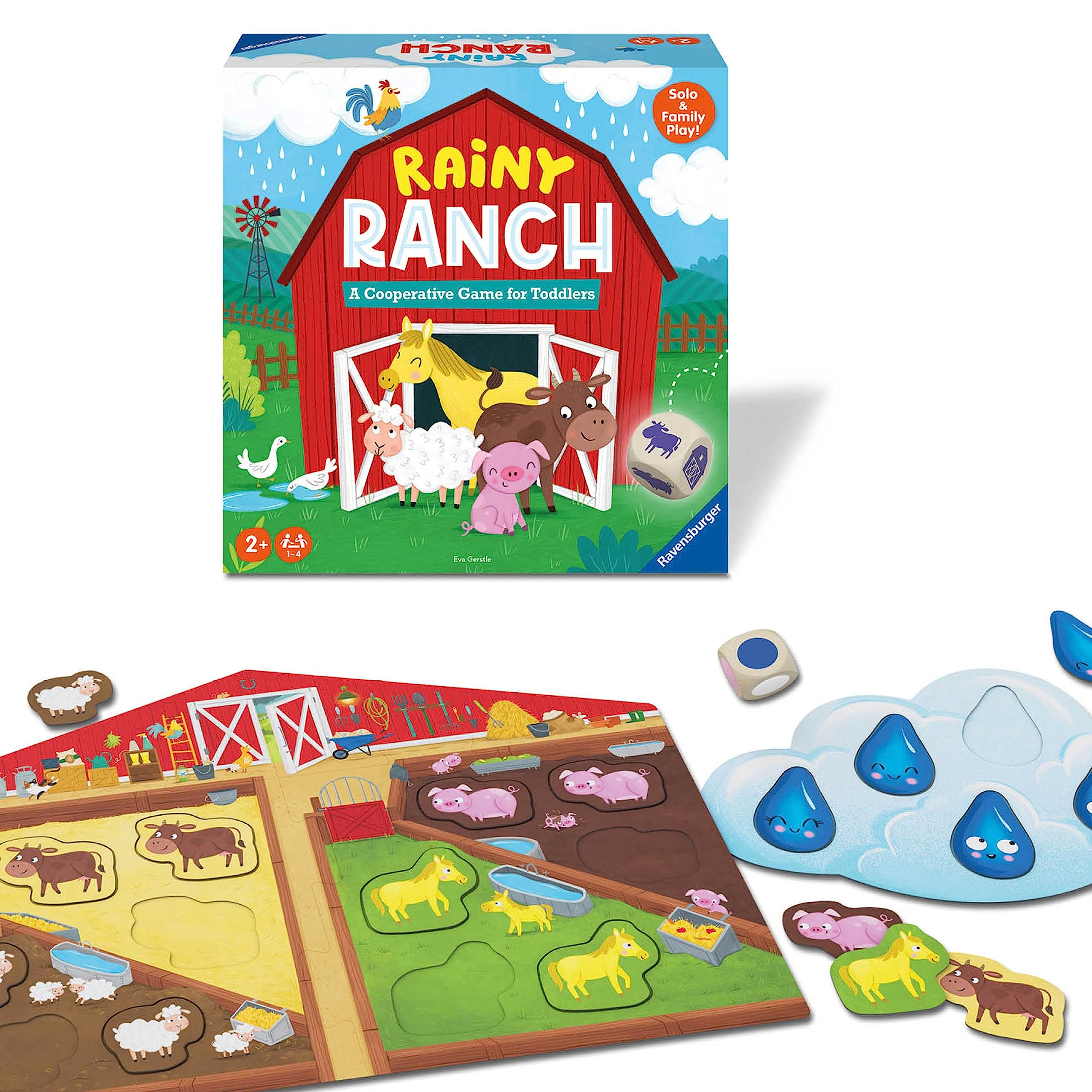 Ravensburger Rainy Ranch - Engaging Cooperative Game for Toddlers - Skill Development - Flexibili... | Amazon (US)