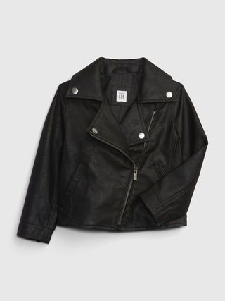 Toddler Faux-Leather Moto Jacket | Gap (US)