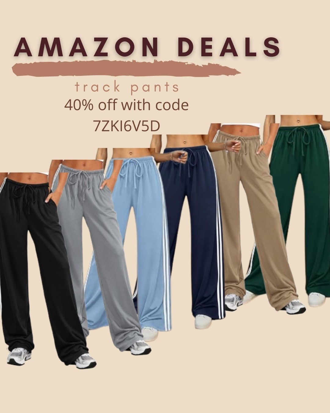 $18 ends 4/19

Amazon fashion
Amazon deals
Track pants
Comfy pants


#LTKSaleAlert