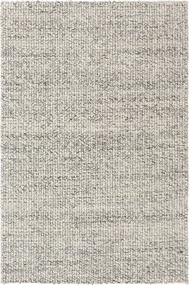 Mark&Day Area Rugs, 8x10 Keynsham Texture Charcoal Area Rug, White/Beige/Black Carpet for Living ... | Amazon (US)
