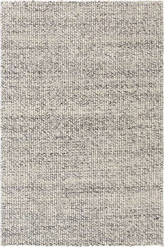 Mark&Day Area Rugs, 8x10 Keynsham Texture Charcoal Area Rug, White/Beige/Black Carpet for Living ... | Amazon (US)