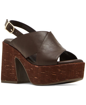 Terrific Crisscross Platform Slingback Sandals | Macy's