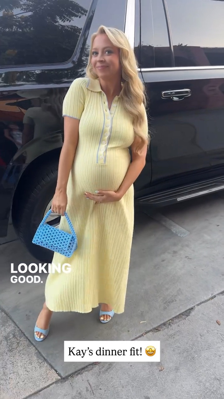 Wearing this yellow dress again for dinner! Love the yellow and blue combo!  

#LTKStyleTip #LTKSeasonal #LTKBump