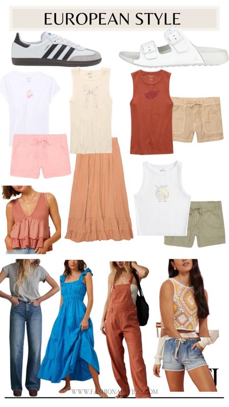 Roundup of what Gracie packed for European trip! Soft linen short & skirts so affordable & EXTREMELY comfy sandals!!!!! 

#LTKstyletip #LTKtravel #LTKover40