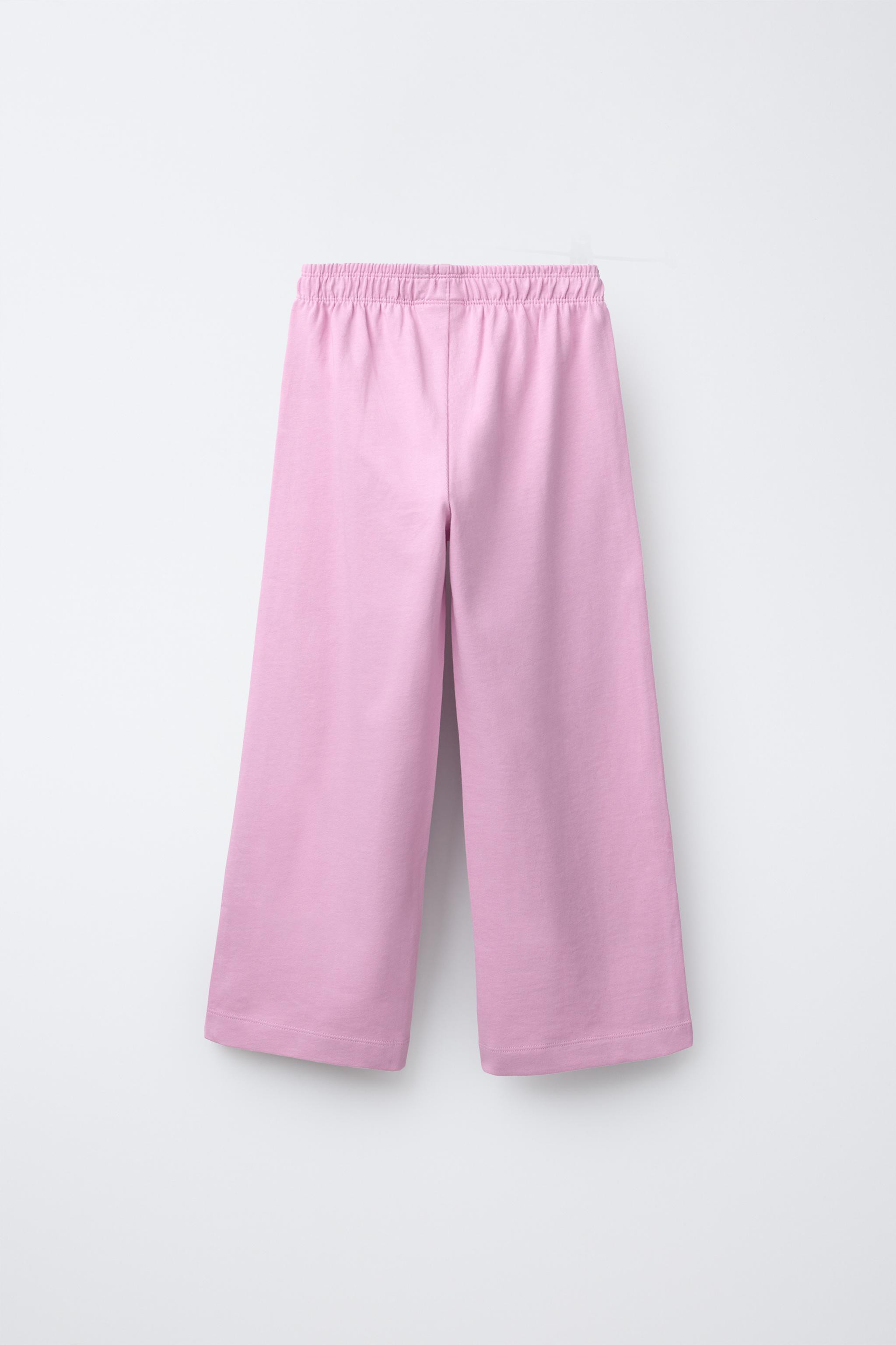 WIDE LEG HEAVY WEIGHT PLAIN PANTS | Zara US