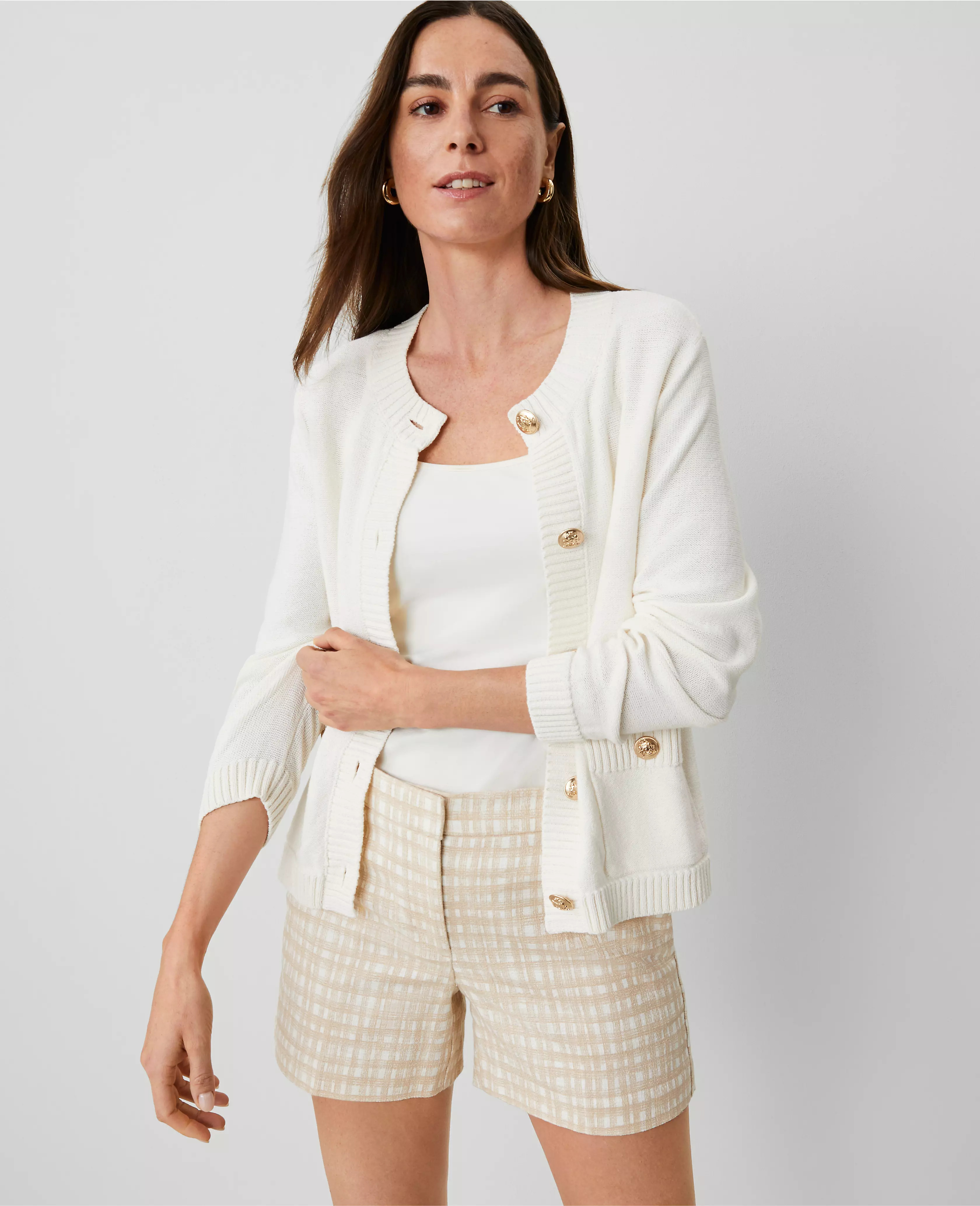 Bracelet Sleeve Pocket Cardigan | Ann Taylor