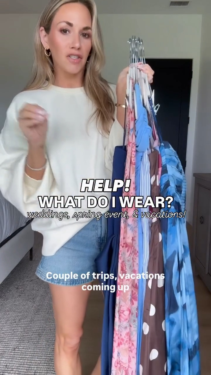 💃Wedding guest, spring events, ladies luncheon, vacation and more! Help me decide what I should keep! ALSO - these are BUY 1 GET 1 50% off right now! Wearing my true size xs regular length in all. 
#springdress #weddingguest

#LTKSaleAlert #LTKPetite #LTKWedding