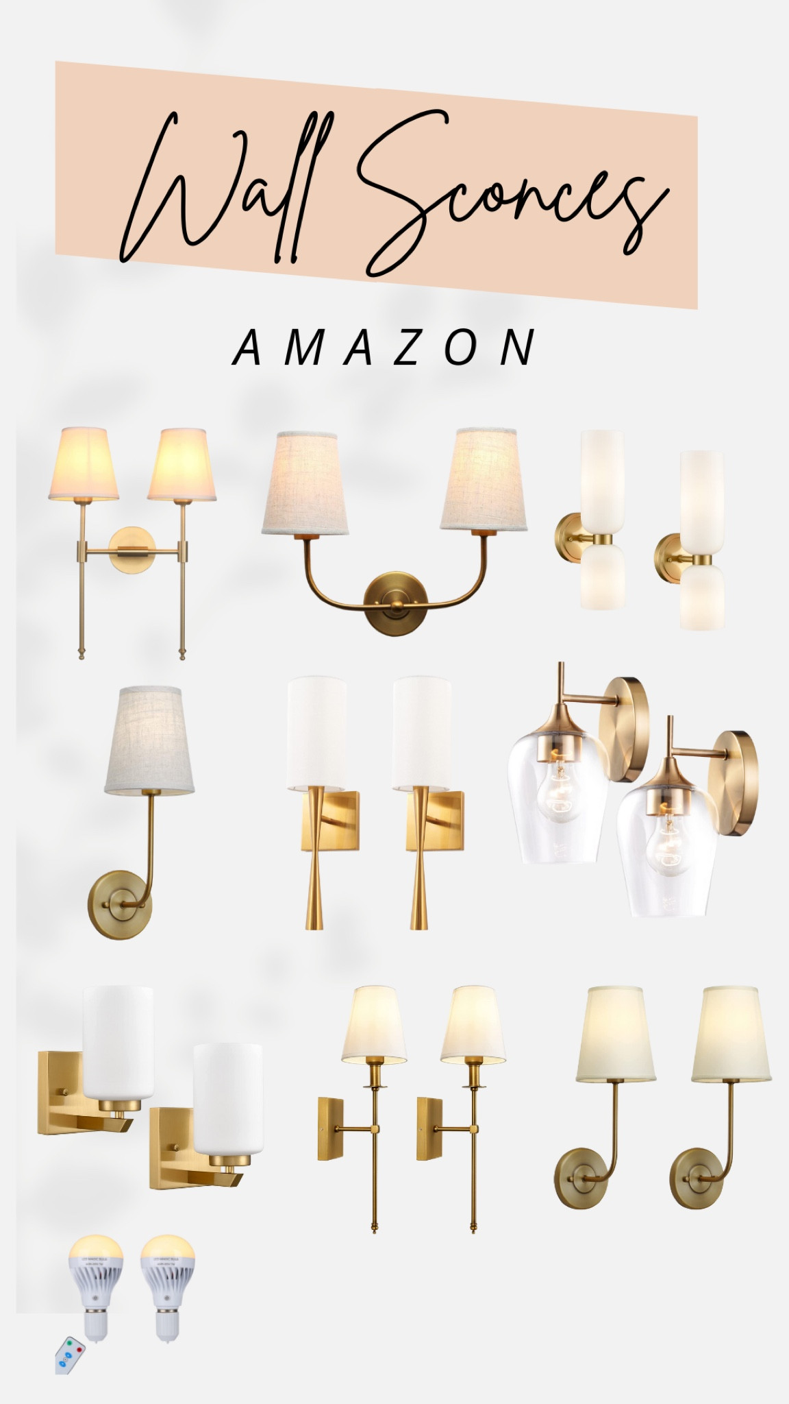 Lighting 
Wall lighting for vanity mirror, living room, dining entry, fireplace mantle
Home decor, wall sconce, wall lighting, wall sconce

#LTKSale #LTKsalealert #LTKhome