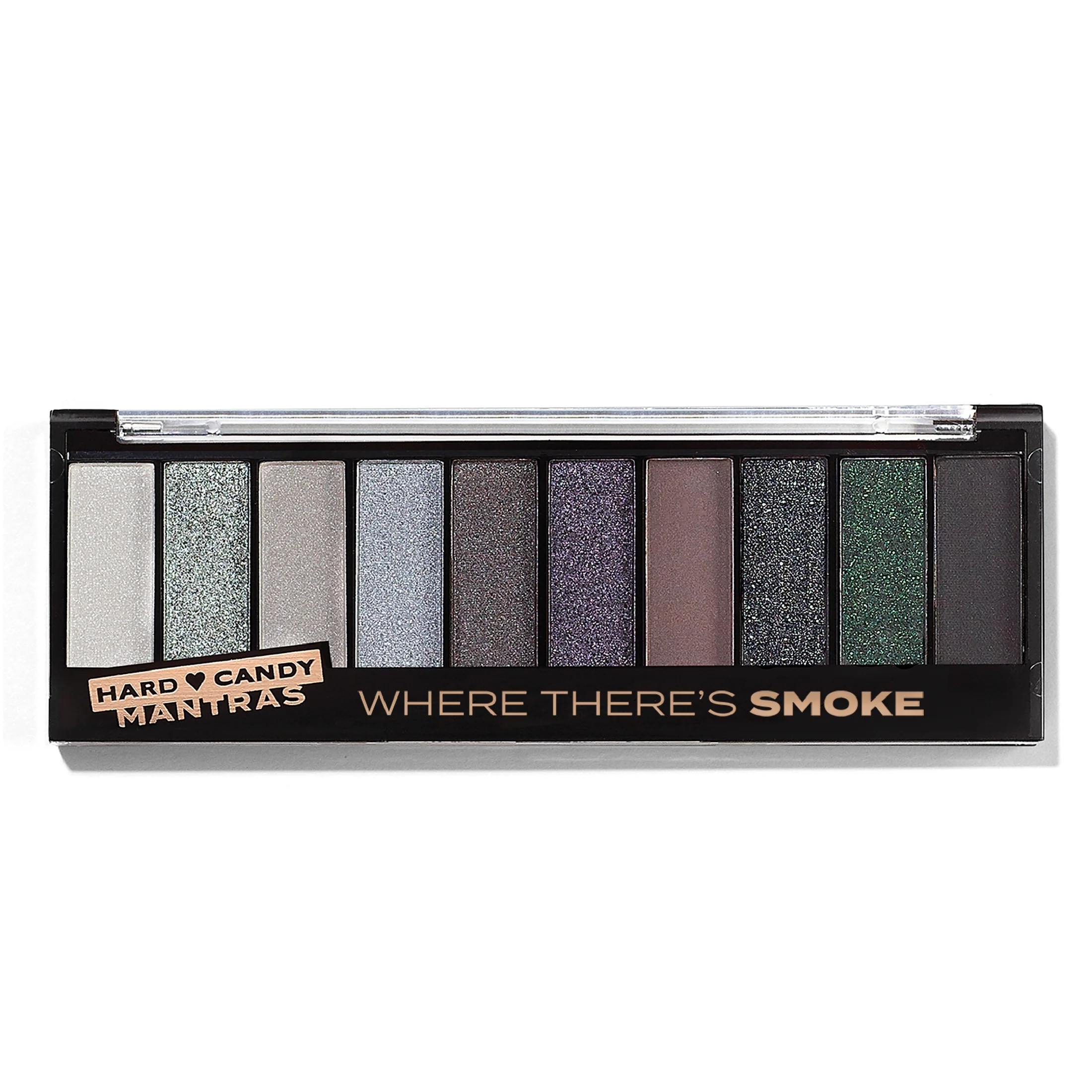 Hard Candy, Top Ten Eyeshadow Palette, 10 Long-Lasting Shades, Sultry Smoky Shades, Where There... | Walmart (US)