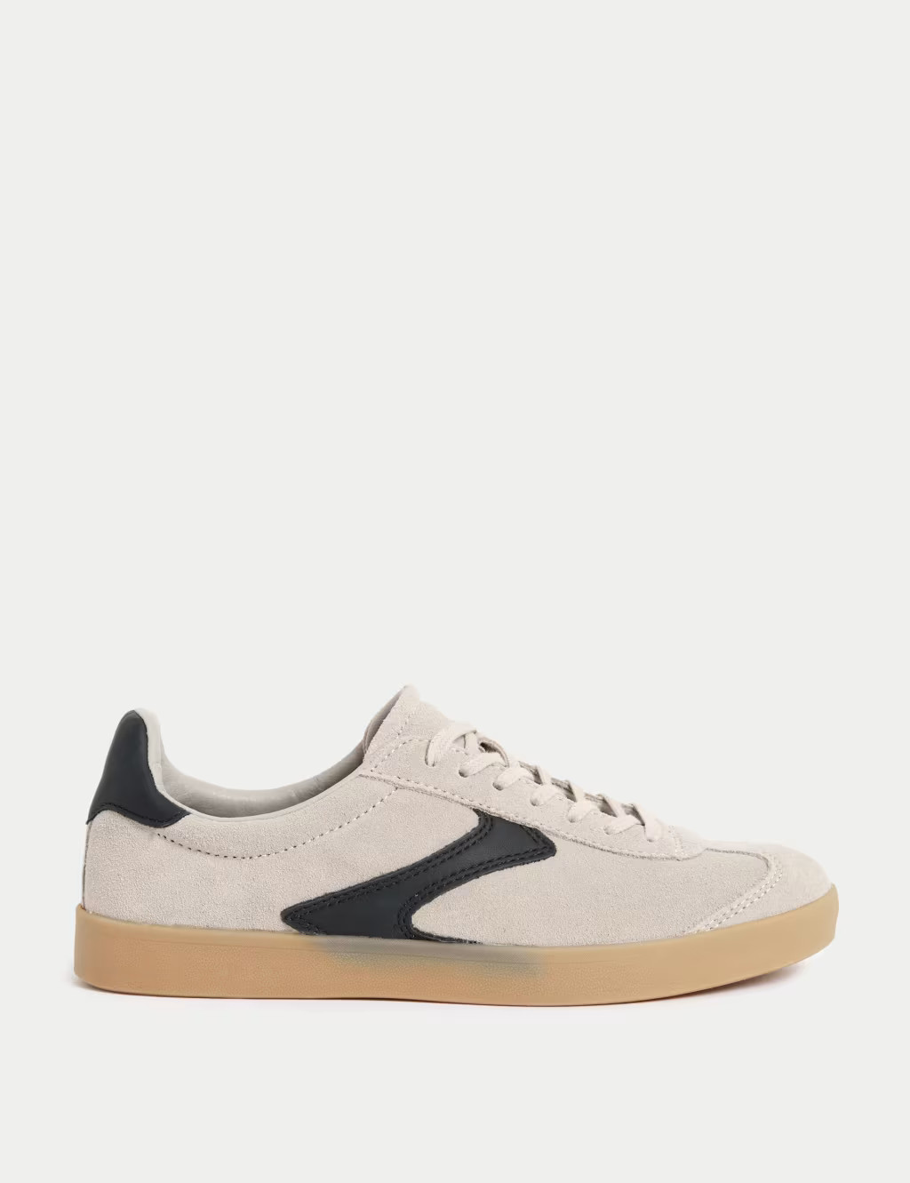 Suede Lace Up Side Detail Trainers | Marks & Spencer (UK)