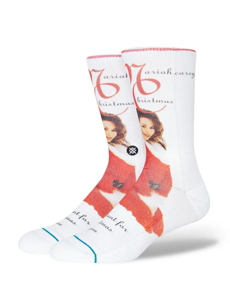 Stance Maria Carey Make My Wish Come True Crew Socks White in size US 7 - 10 | Walmart (US)