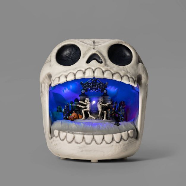 Animated Skull Scene Halloween Decorative Prop - Hyde & EEK! Boutique™ | Target