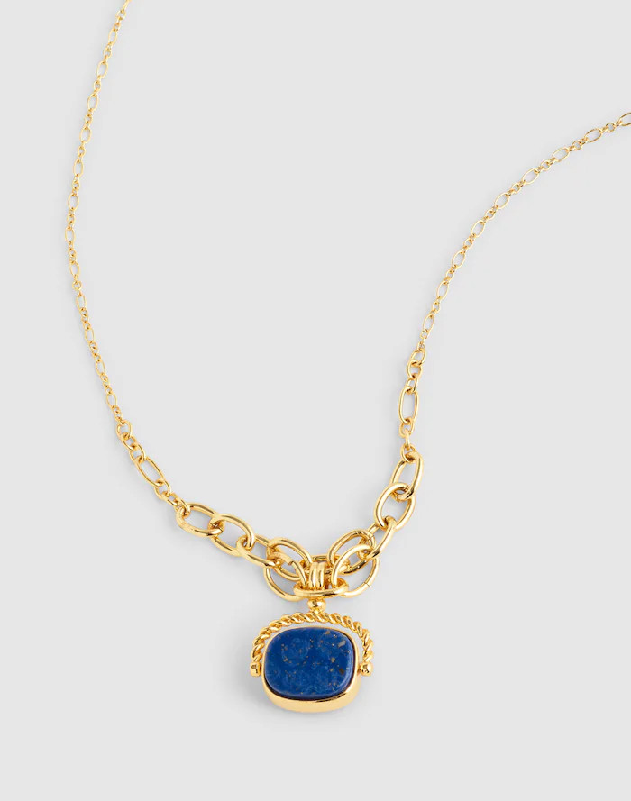 Semiprecious Pendant Graduated Chain Necklace | Madewell