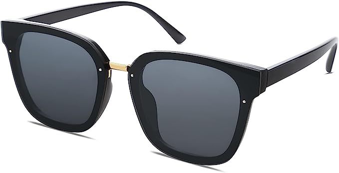 SOJOS Oversized Trendy Square Sunglasses for Women Fashion Shades Sunnies SJ2116 | Amazon (US)