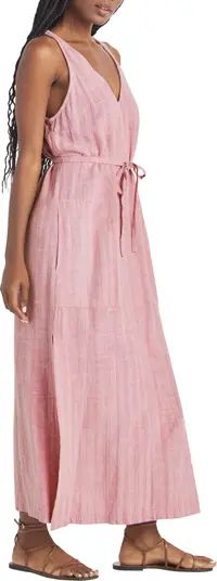 Splendid Loretta Dobby Stripe Linen Blend Maxi Dress | Nordstrom | Nordstrom