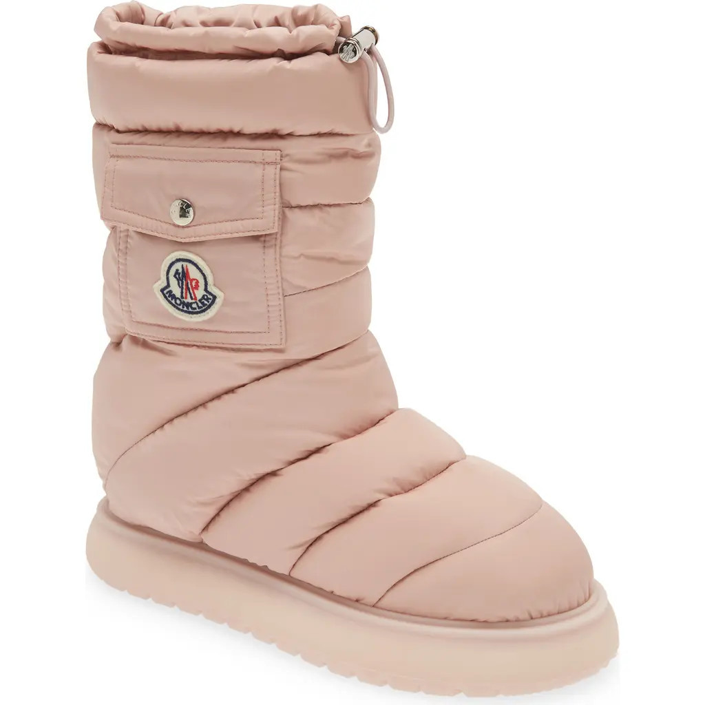 Moncler Gaia Pocket Puffer Snow Boot in Light Pink at Nordstrom, Size 9Us | Nordstrom