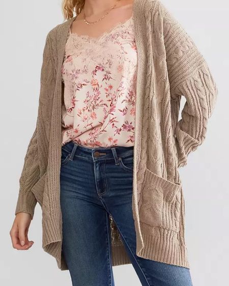 Fall outfit 
Chenille cable knit cardigan

.
.
.
#stevemadden #strawhat 
#nordstrom #pinklilystyle #vacationspot #gucci #summer  #LTKseasonal  #sale #LTKshoecrush #billabong #denim #sandal #katespade #goldengoose #lilypulitzer #mytexashouse #Burberry #homesweethome #Quay #rayban #sunglasses #jeans  #shop.ltk #rewardstyle #ltk
#accentchair #livingroom #davidyurman #homegoals #ashleyhomestore #homegoods #Abercrombie #falloutfits #disney

#LTKworkwear #LTKitbag #LTKsalealert