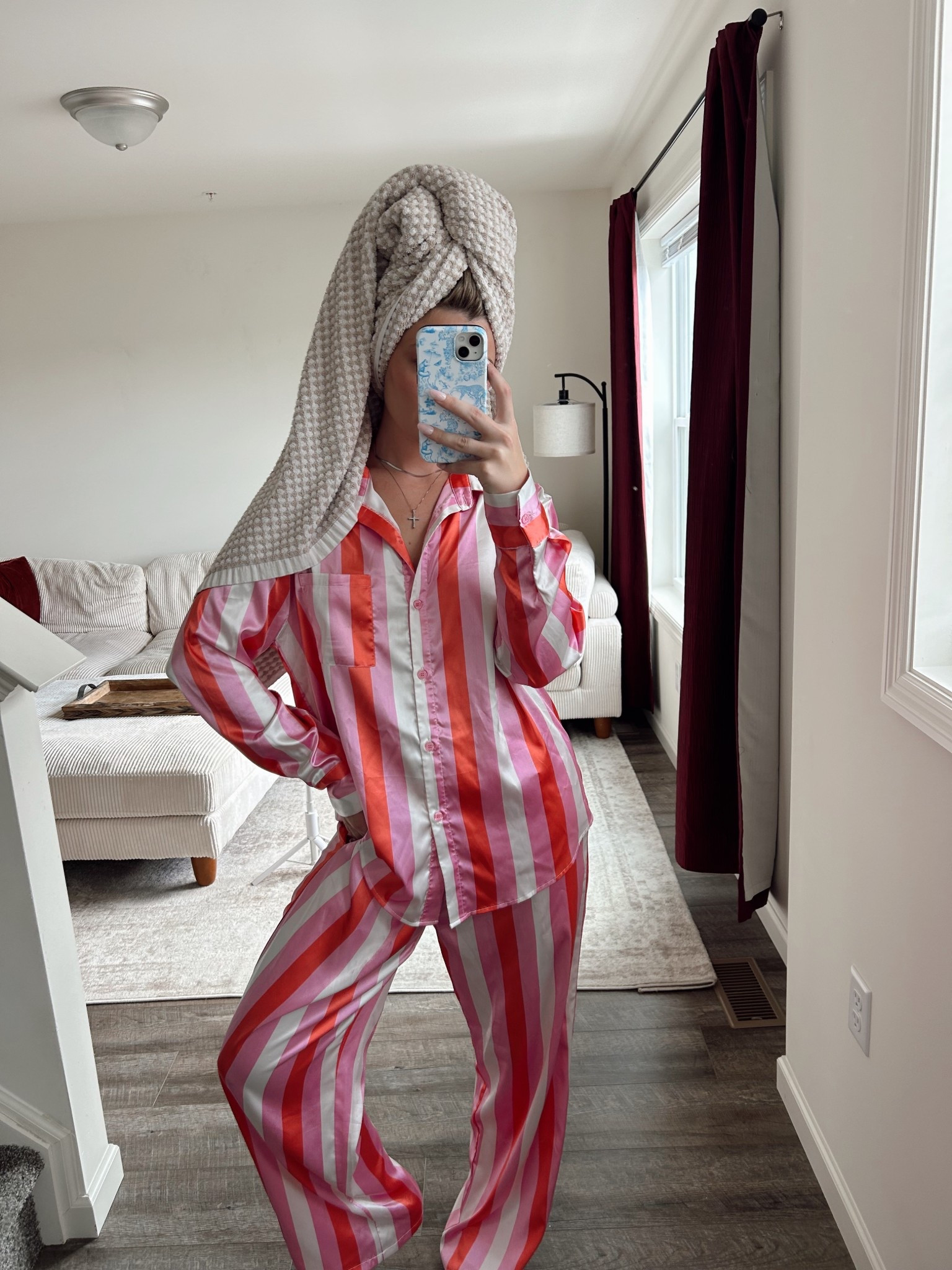 the cutest pj set - wearing in a size large for comfort 

Amazon finds, Amazon fashion 

#LTKSeasonal #LTKSaleAlert #LTKFallSale