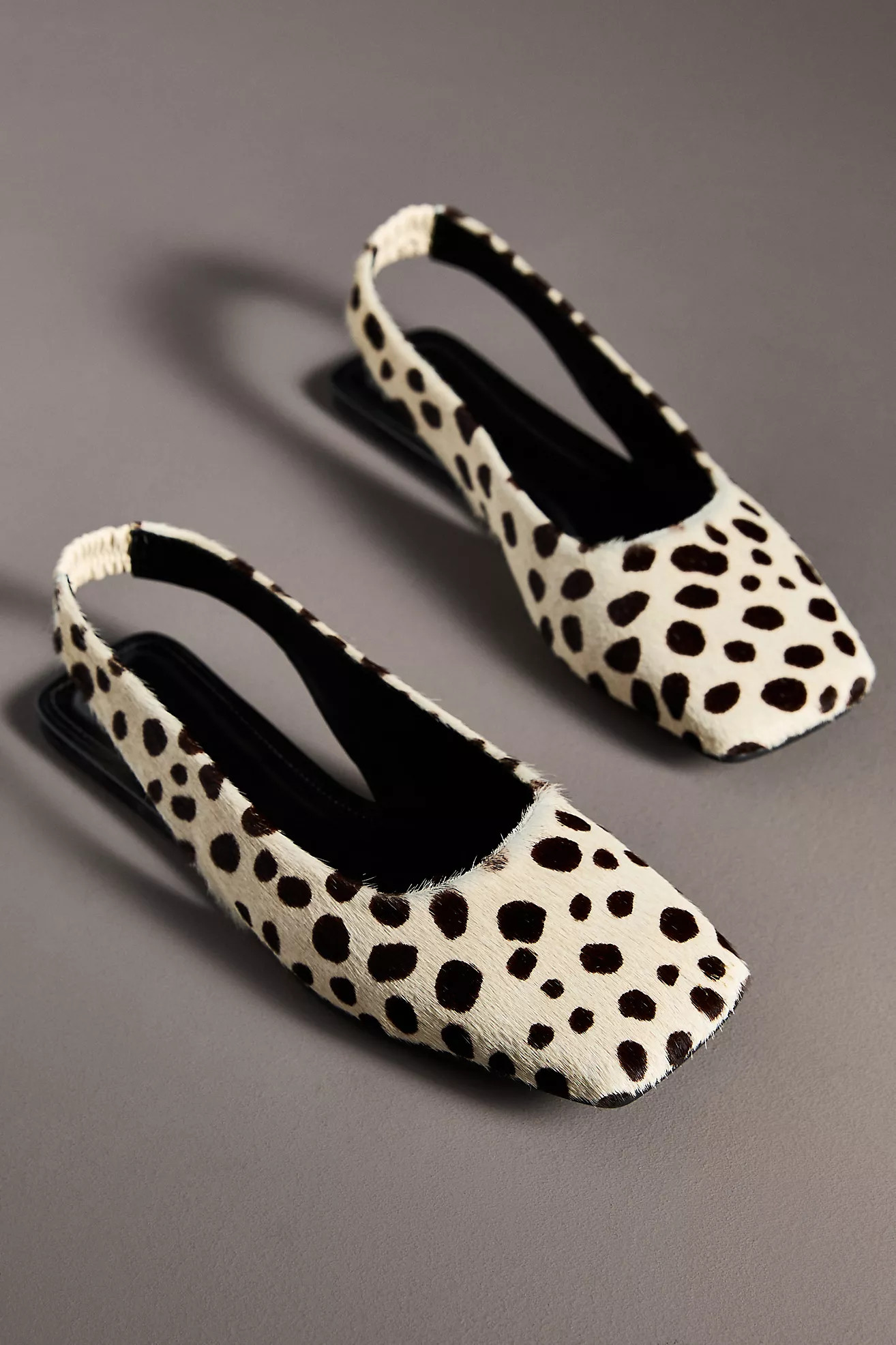 Maeve Square-Toe Slingback Flats | Anthropologie (US)