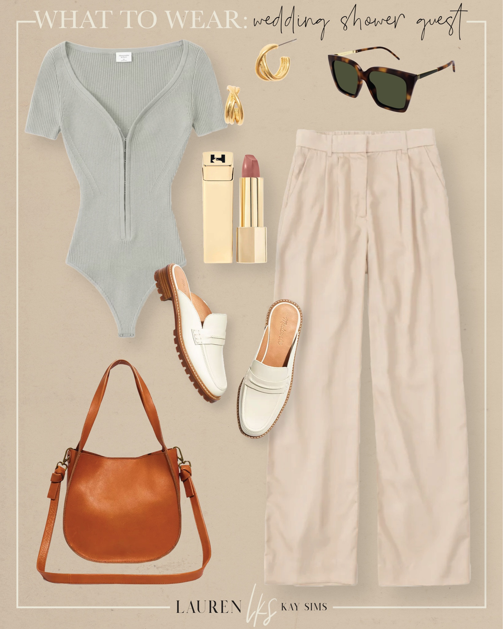 what to wear: casual wedding shower guest look 

#LTKstyletip