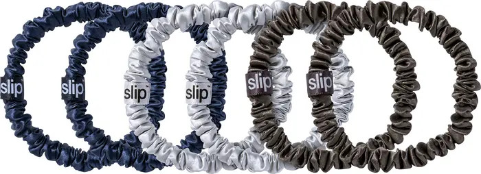 slip Pure Silk 6-Pack Skinny Scrunchies | Nordstrom | Nordstrom