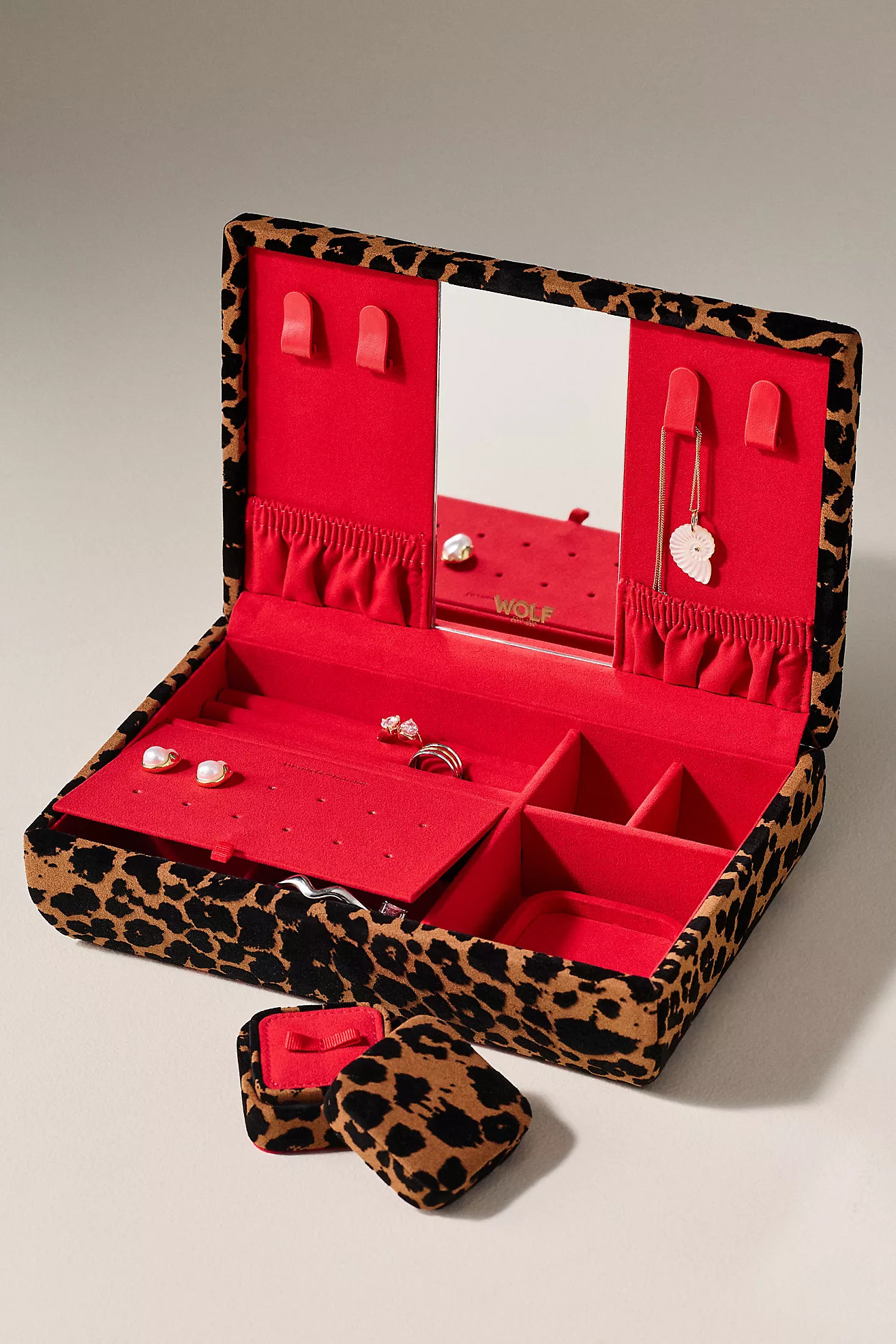 WOLF Savanna Leopard Print Jewelry Box | Anthropologie (US)