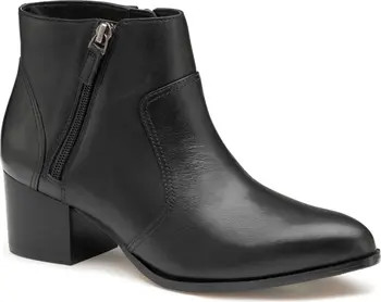 Johnston & Murphy Trista Zip Pointed Toe Bootie | Nordstrom | Nordstrom