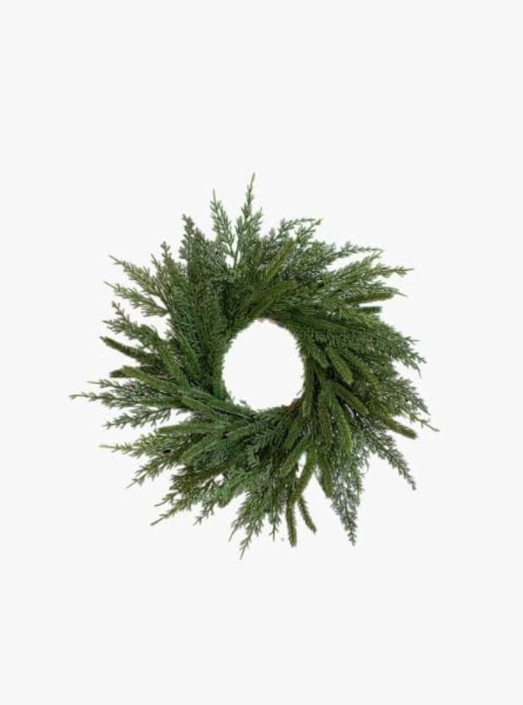 The Refined Dwelling 12" Norfolk & Cypress Mixed Wreath | Amazon (US)