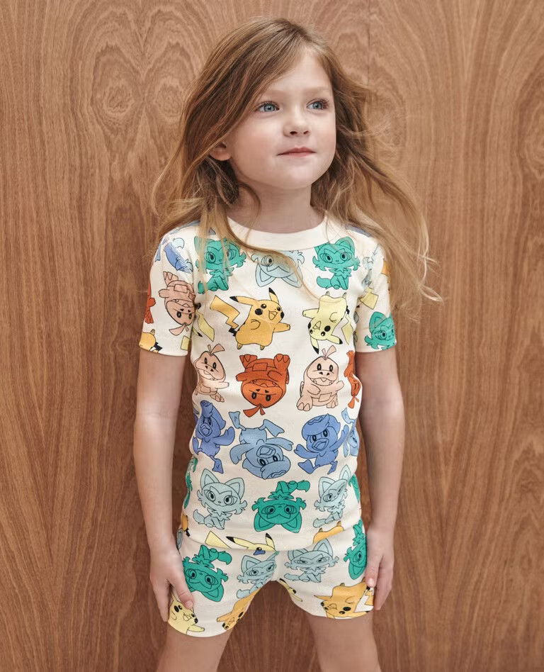 Kids Pokémon Short John Pajama Set | Hanna Andersson