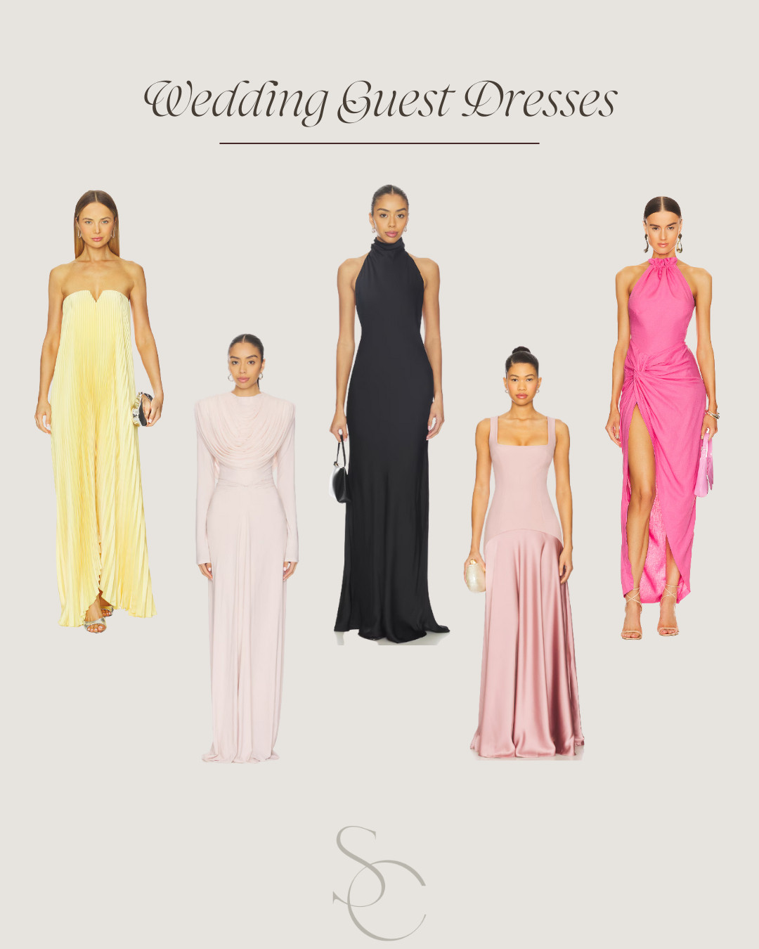 Wedding guest dresses for sunset to evening celebrations 🤍 Statement silhouettes balanced with timeless elegance.

#WeddingGuestDresses #ShopMyEdit #WeddingStyle 

 #LTKgrwm #LTKootd #LTKWedding