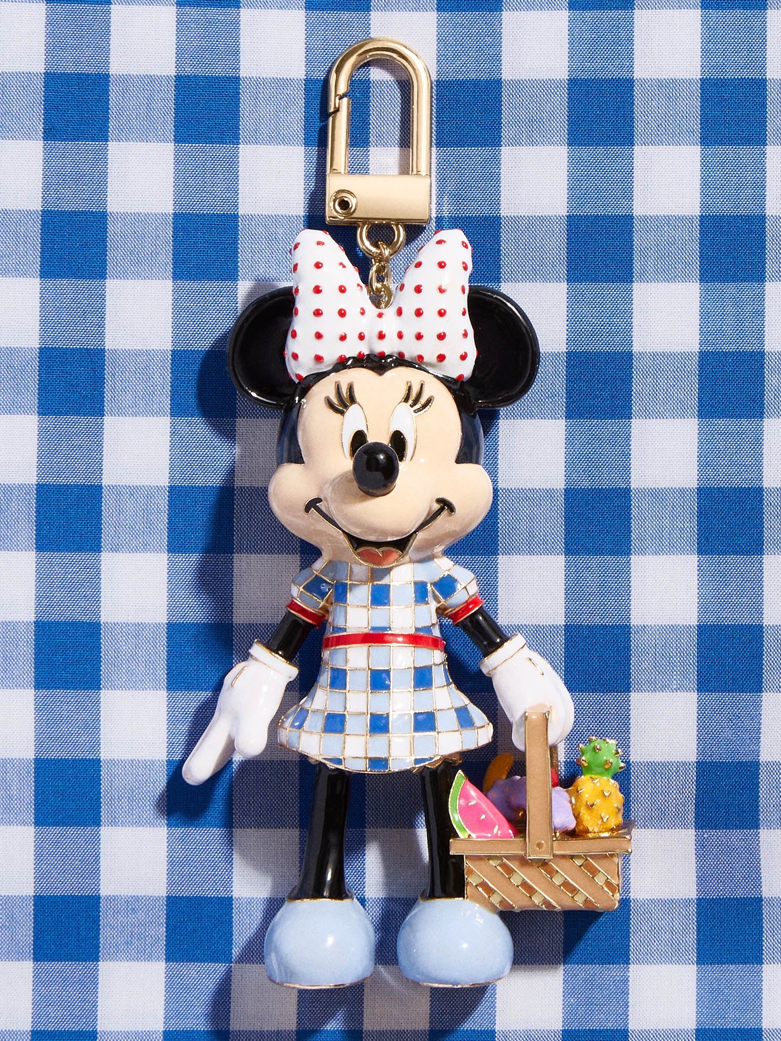 Minnie Mouse Disney Bag Charm - Picnic | BaubleBar (US)