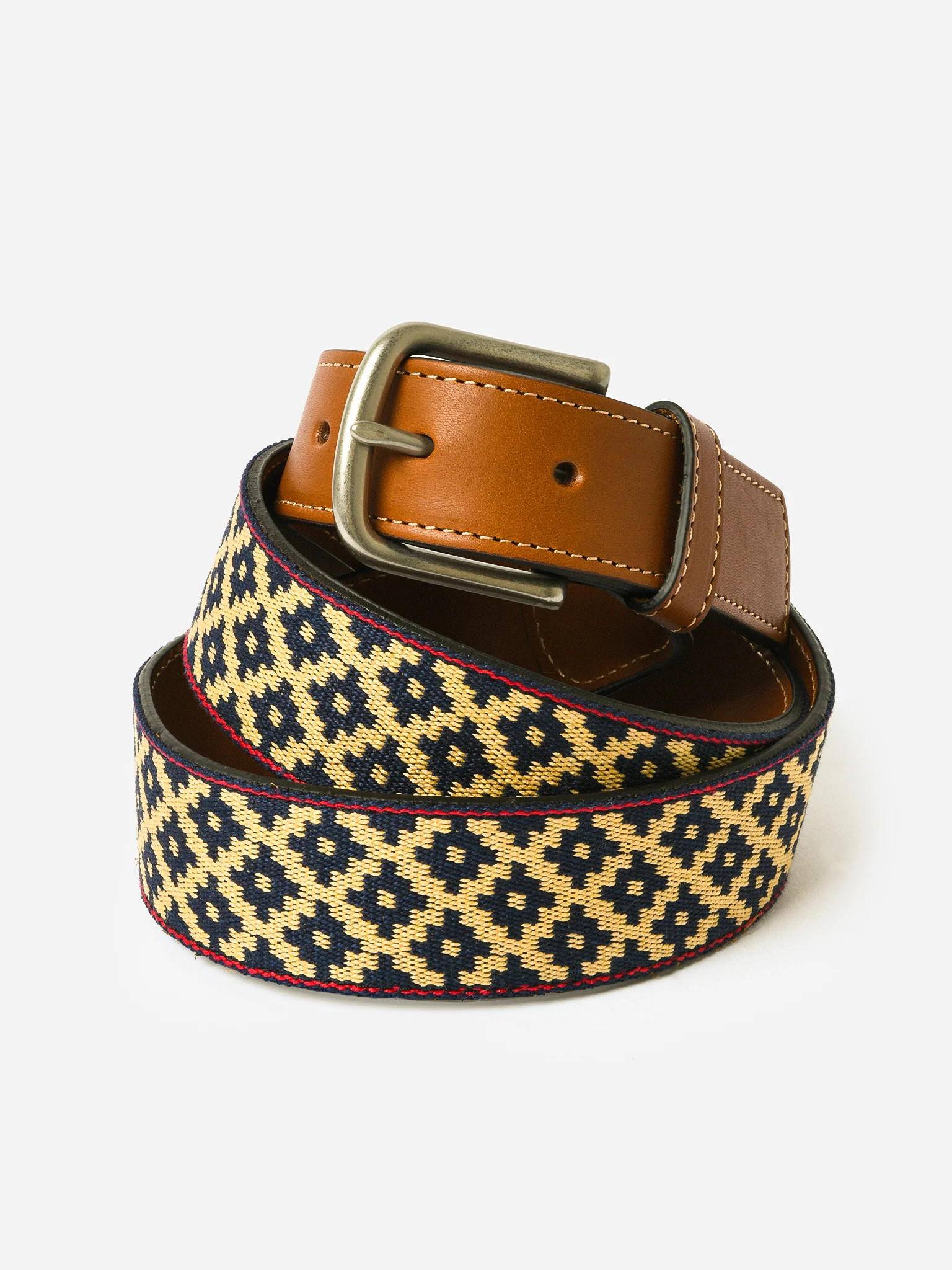 LA MATERA
                      
                     Men's Diplomatico Woven Belt | Saint Bernard