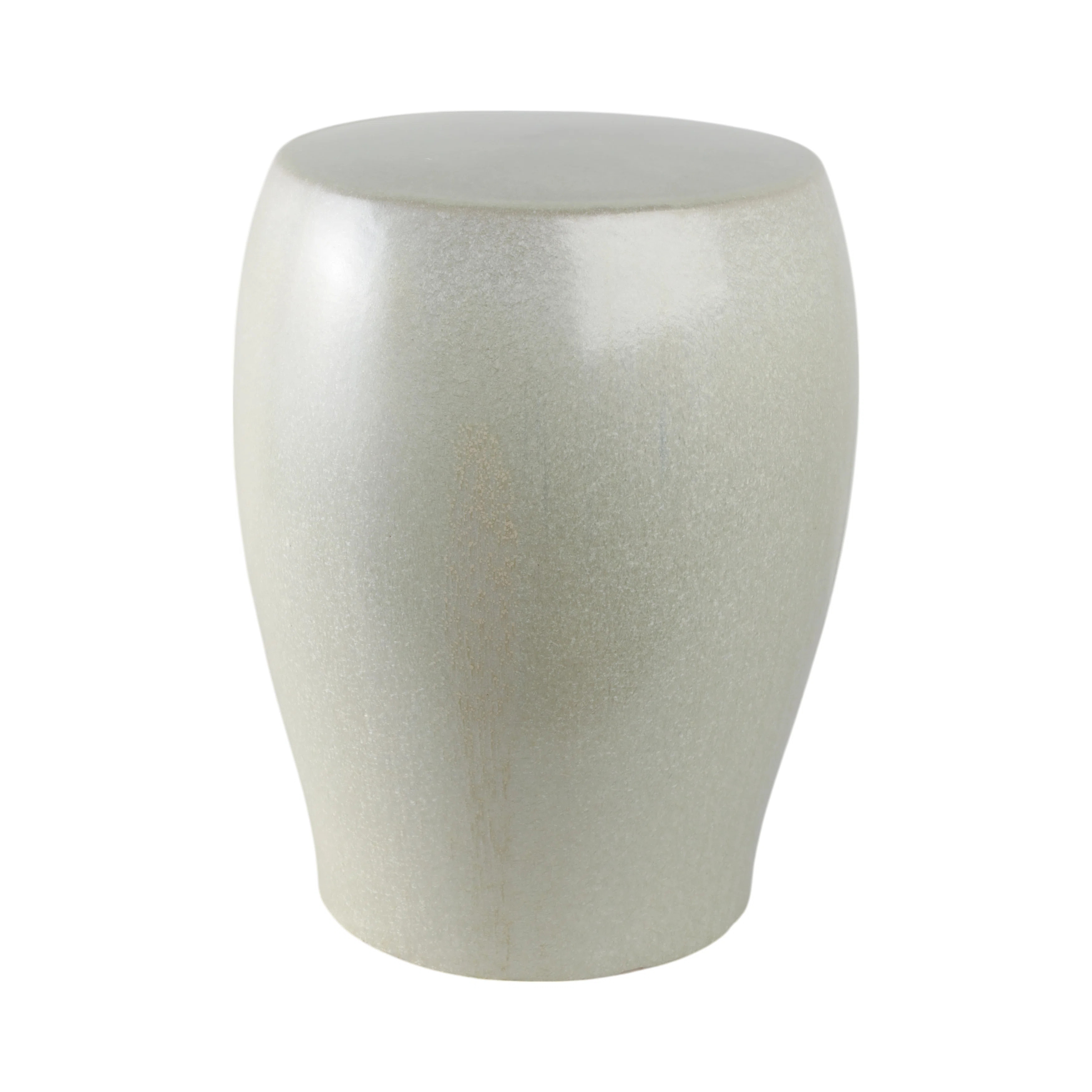 Minimalist Round Ceramic Garden Stool for Living Room Decor - Outdoor Accent Stool for Backyard a... | Wayfair North America