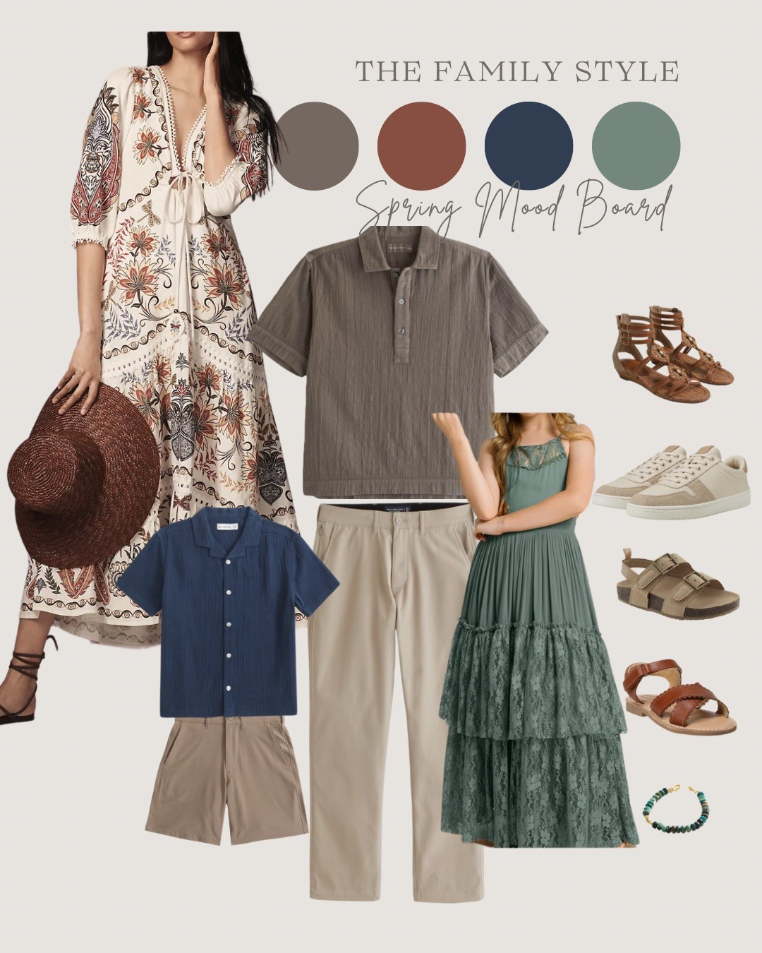 Spring photos doesn’t have to mean soft neutrals and light colors. Loving this more moody palette with mom’s amazing dress! 

#LTKStyleTip #LTKSeasonal #LTKFamily