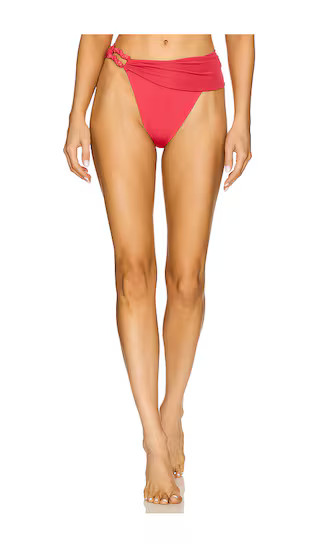 Holly Hot Pants Brazilian Bikini Bottoms in Red | Revolve Clothing (Global)