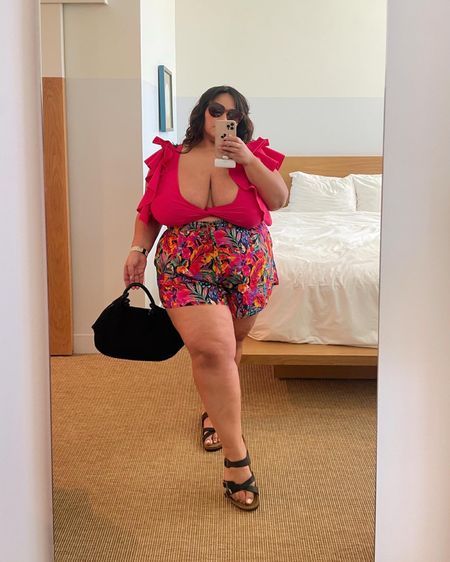 Pool Ready!! 

Plus size swimsuit and summer ootd 😎

Wearing a size 18 in all! I wear a size 18/20 or 2X in most brands. I tried a 20 on top and the shoulders were too long so I sized down.

#LTKcurves #LTKFestival #LTKswim